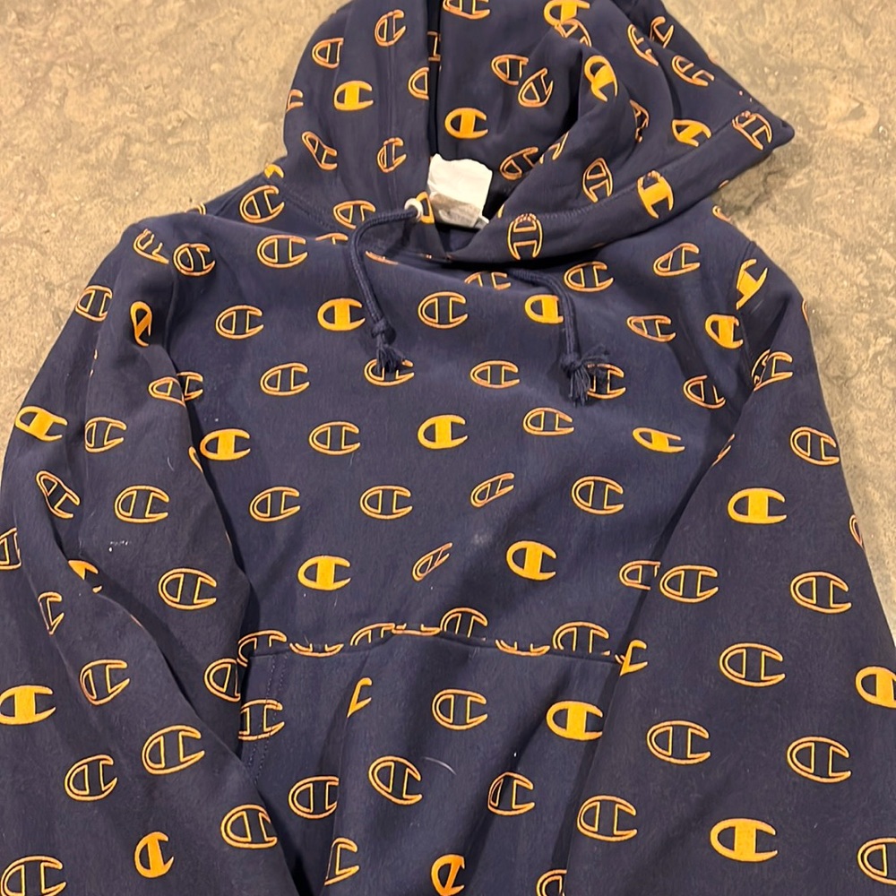 Champion logo men hoodie